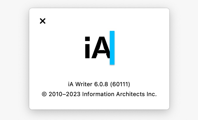 iA Writer for Mac