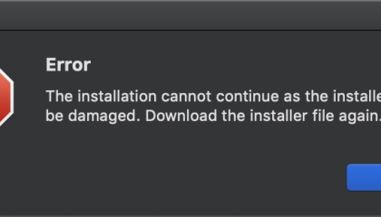 Mac安装Adobe软件,提示Error解决方法,Error The installation cannot